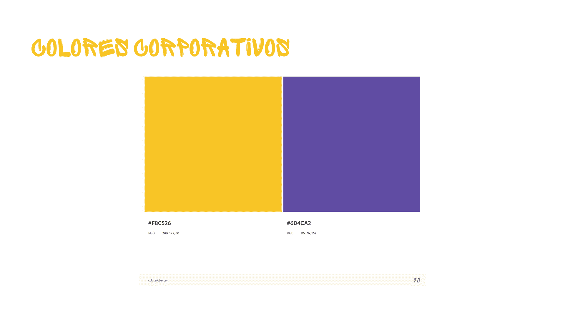 colores corporativa