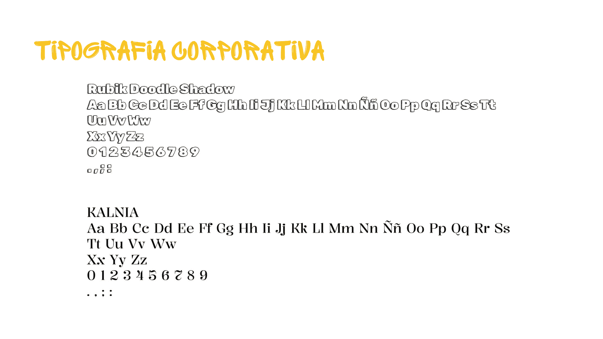 tipografia corporativa